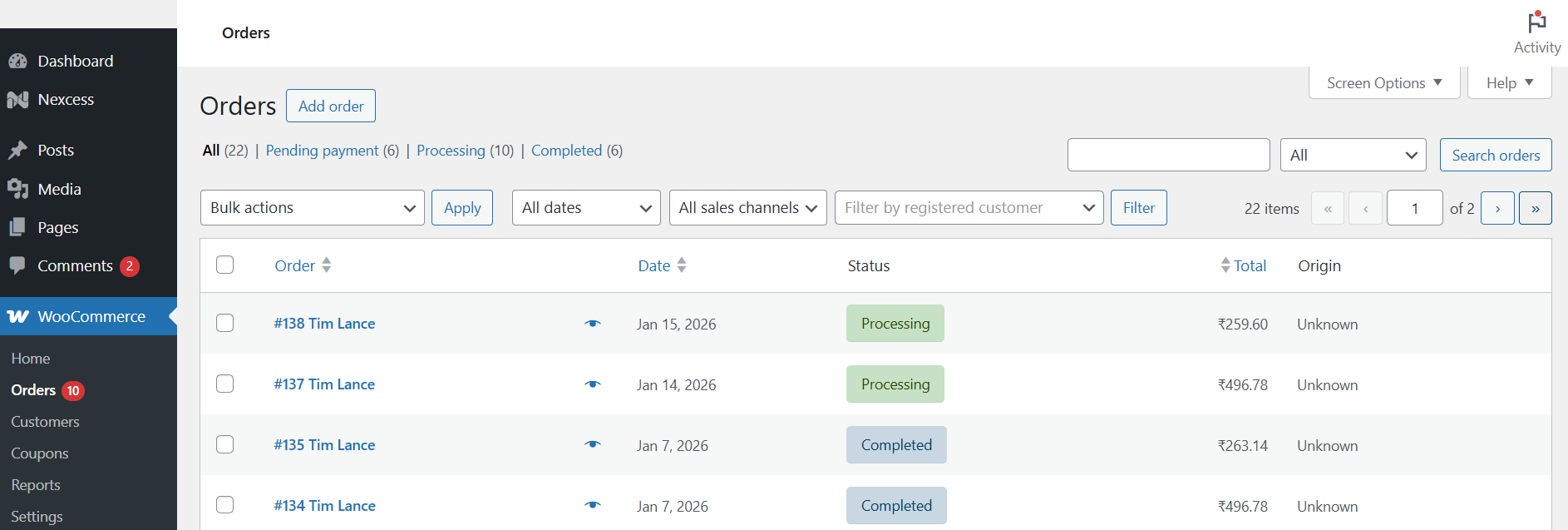 Last orders - - Snap Finance UK