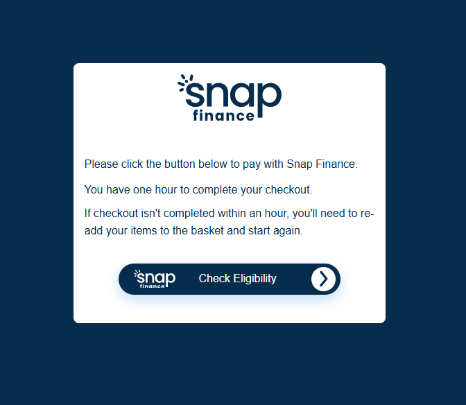 Applying on the Snap payment gateway